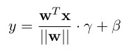 Affine WN layer